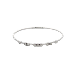 14K DIAMOND FELXIBLE BANGLE 0.50CT
