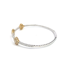 14K DIAMOND FELXIBLE BANGLE 1.50CT