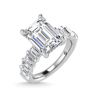 14K White Gold Lab Grown Diamond 5 3/4 Ct.Tw. Engagement Ring