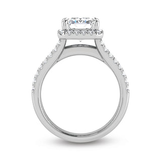 14K White Gold Lab Grown Diamond 4 5/8 Ct.Tw. Engagement Ring