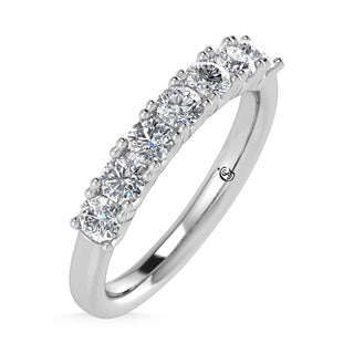 14K White Gold Lab Grown Diamond 7/8 Ct.Tw. Band