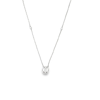 14K W/G LAB GROWN DIAMOND FASHION NECKLACE 2.00CT