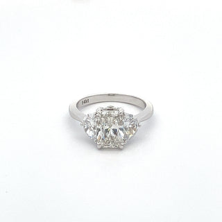 14K W/G LAB GROWN DIAMOND 3CT RADIANT CUT