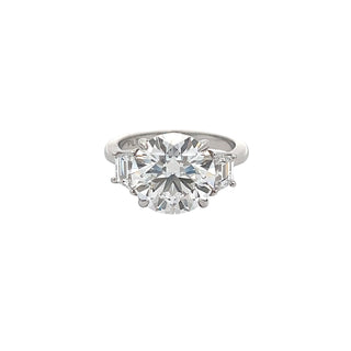 PLATINUM LAB GROWN DIAMOND 6CT ROUND CUT