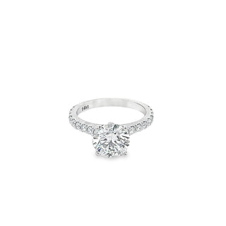 14K W/G LAB GROWN DIAMOND 2.5CT ROUND CUT