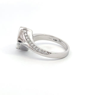 14K W/G LAB GROWN DIAMOND 3.00CT PRINCESS CUT