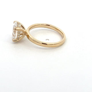 14K Y/G LAB GROWN DIAMOND 2.00CT OVAL CUT