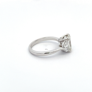 14K W/G LAB GROWN DIAMOND 3CT RADIANT CUT