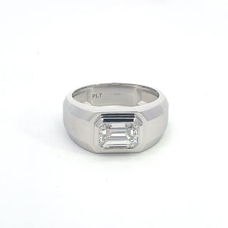 PLATINUM LAB GROWN DIAMOND RING 2.00CT