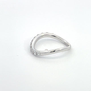 14K W/G LAB GROWN DIAMOND FASHION RING 0.75CT