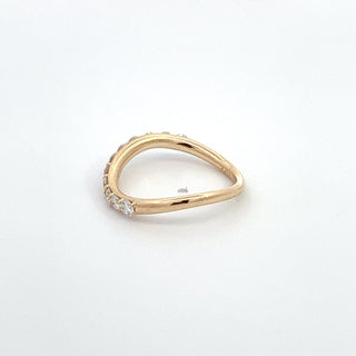 14K Y/G LAB GROWN DIAMOND FASHION RING 0.75CT