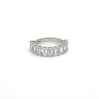 14K W/G LAB GROWN DIAMOND WEDDING BAND 3.50CT