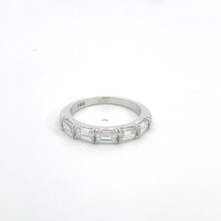 14K Y/G LAB GROWN DIAMOND WEDDING BAND 1.75CT