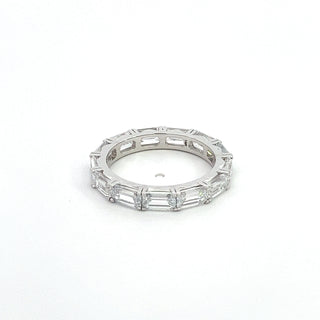 14K W/G LAB GROWN DIAMOND WEDDING BAND 4.00CT