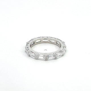 14K W/G LAB GROWN DIAMOND WEDDING BAND 4.00CT