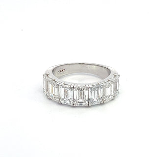 14K W/G LAB GROWN DIAMOND WEDDING BAND 4.75CT
