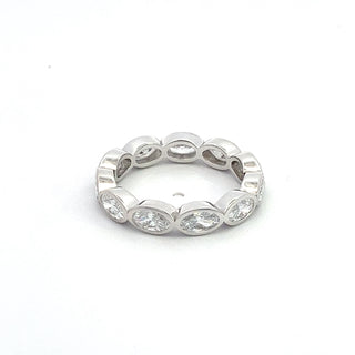 14K W/G LAB GROWN DIAMOND WEDDING BAND 2.25CT