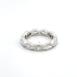 14K W/G LAB GROWN DIAMOND WEDDING BAND 2.25CT