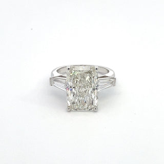 14K W/G LAB GROWN DIAMOND 8.25CT RADIANT CUT
