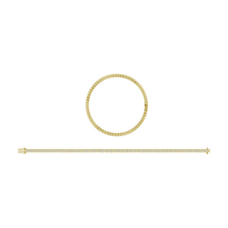 10K Yellow Gold 1/2 Ct.Tw.Diamond Bracelet