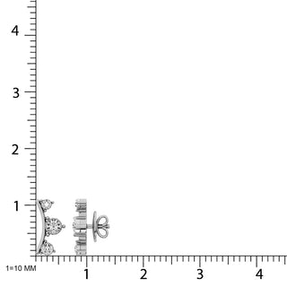Diamond 1/10 Ct.Tw. Fashion Earrings in 10K White Gold