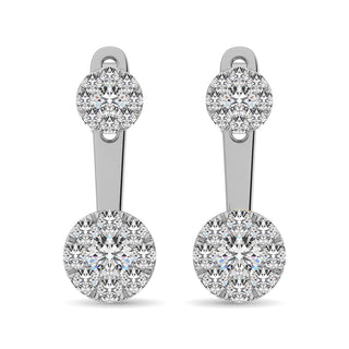 Diamond 1/2.Tw. Fashion Earrings in 10K White Gold