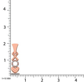 10K White Gold Diamond Accent Fashion Pendant