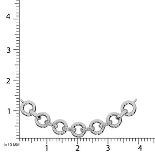 Sterling Silver Diamond Accent Fashion Necklace