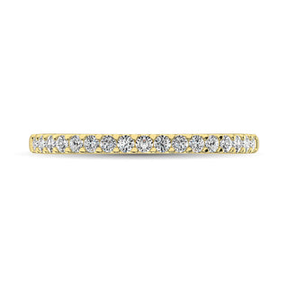 14K Yellow Gold Diamond 1/6 Ct.Tw. 9 Stone Anniversary Band