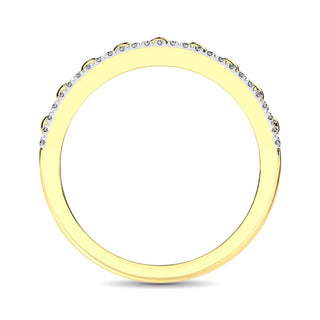 10K Yellow Gold 1/4 Ct.Tw. Diamond Fashion Ring