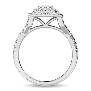 14K White Gold  1 Ct.Tw. Diamond Fashion Ring