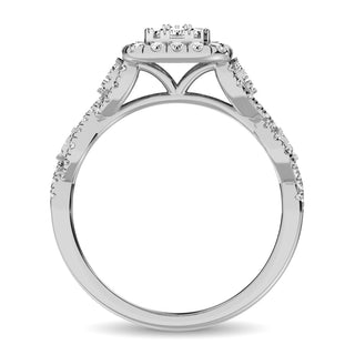 14K White Gold  1 Ct.Tw. Diamond Fashion Ring