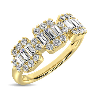 14K Yellow Gold  1/2 Ct.Tw. Diamond Fashion Ring