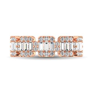 14K Rose Gold  1 Ct.Tw. Diamond Fashion Ring