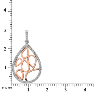 Diamond 1/4 Ct.Tw. Fashion Pendant in 10K Rose Gold