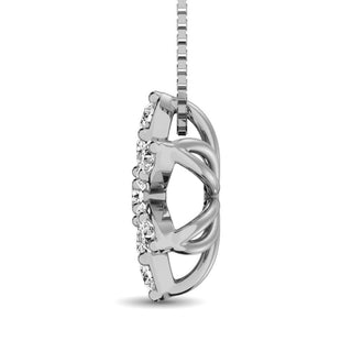 Diamond 1/4 Ct.Tw. Flower Pendant