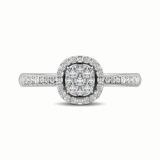 14K White Gold 1/3 Ct.Tw. Diamond Fashion Ring