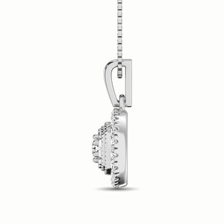 14K White Gold 1/6 Ct.Tw. Diamond Pendant