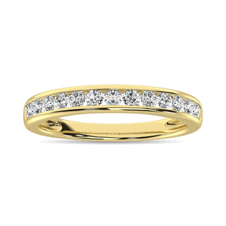 Channel Set Diamond 1/3 Ctw Anniversary Band