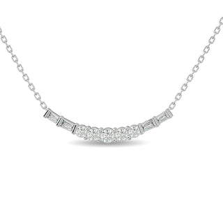 Diamond 3/8 Ct.Tw. Fashion Necklace in 14K White Gold