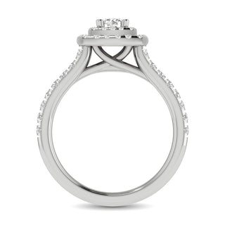 14KT White Gold 1Ct.Tw. Diamond keyani Bridal Ring