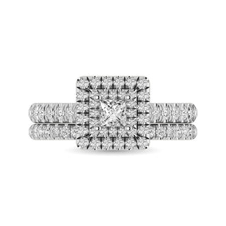14KT White Gold 1Ct.Tw. Diamond keyani Bridal Ring