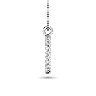 Diamond Circle Pendant 1/4 ct tw in 14K White Gold