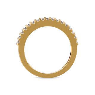 Diamond 1 ct tw Round and Tapper Fashion  Ring  in 10K Yellow Gold