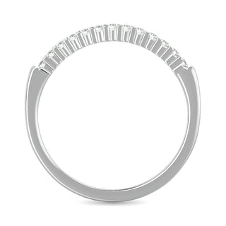 Diamond Wedding Band 1/6 ct tw in 10K White Gold