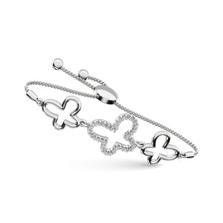 Diamond 1/8 ct tw Bracelet in Sterling Silver