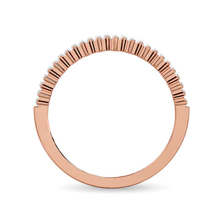 Diamond Ladies Band 1/4 ct tw in 14K Rose Gold