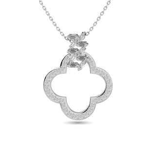 Diamond 1/4 Ct.Tw. Fashion Pendant in 10K White Gold