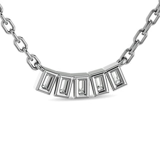 Diamond 1/6 Ct.Tw. Fashion Necklace in 14K White Gold