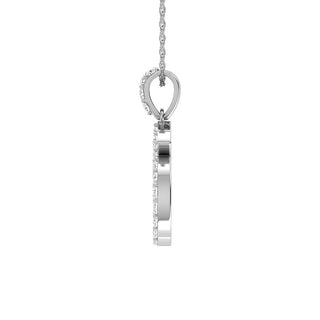 Diamond 1/4 Ct.Tw. Om Pendant in 10K White Gold